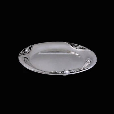 Georg Jensen. Sterling Silver Tray #2B - Blossom / Magnolia. - Image 1 of 3