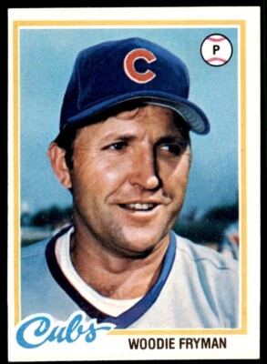 1978 TOPPS WOODIE FRYMAN CHICAGO CUBS #585 (113) - Image 1 of 2