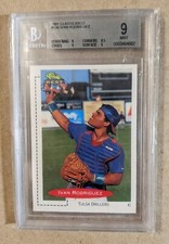 1991 CLASSIC BEST #136 IVAN RODRIGUEZ BGS 9 MINT 