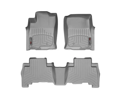 WeatherTech FloorLiner for 2011-2012 Toyota 4Runner - 1st & 2nd Row, Grey - Image 1 of 4