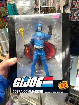GI JOE COBRA COMMANDER 2020 10" ESTATUA COLECCIONABLE PVC nueva Foto 1 de 4