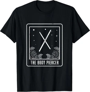 NEU LIMITIERT! Tolle Tarotkarte The Body Piercer Ein Piercing T-Shirt - MADE IN USA - Bild 1 von 2