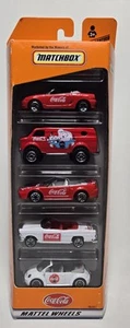 1999 Matchbox Coca-Cola 5-Pack Gift Set Mattel Wheels #96487 New In Box - Picture 1 of 7