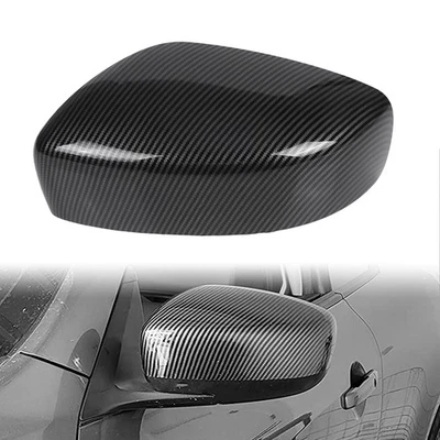 Cubierta de tapa de espejo retrovisor lateral izquierdo patrón de fibra de carbono para Infiniti G25 G37 2007-2013 Foto 1 de 4