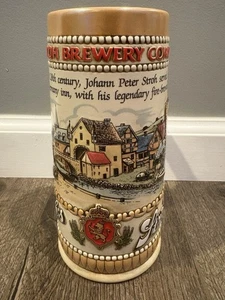 The Stroh Brewery Co Stroh's Heritage Serie 2 Bierstein Keramikkrug schneller Versand - Bild 1 von 6