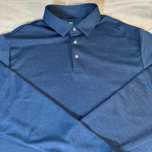 Pro Tour Golf Polo Long Sleeve Men’s Size XLT Blue - Picture 1 of 10