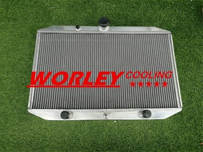 CA-Aluminum Radiator FOR Jaguar XKE 5.3L E-TYPE Series 3 V12 1971-1974 manual Foto 1 de 2