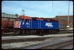 Original Rail Slide - RTA Metra 139 Chicago IL 3-10-1987 - Picture 1 of 1
