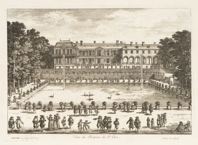 A. PERELLE (1640-1695), Château de Saint-Cloud bei Paris, KSt. Klassizismus - Bild 1 von 4