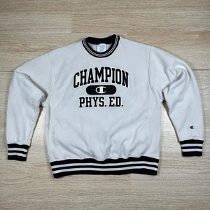 Champion Sweatshirt Men’s Phys. Ed. Spell Out Reverse Weave Large L - Picture 1 of 10