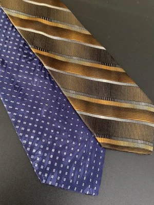 Lot of 2 Vitaliano Pancaldi 100% Silk Tie - Image 1 of 4