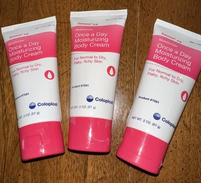 Lot of 3 Sween 24 7091 Once A Day Hand And Body Moisturizing Cream 2 oz Tube - Image 1 of 4