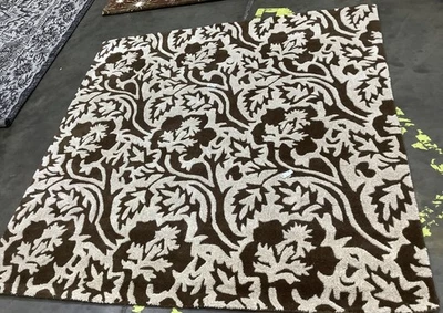 BROWN / IVORY 6'-0" x 6'-0" Flaw in Rug, Reduced Price 1172682065 SOH844A-6SQ - Image 1 of 4