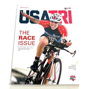 Triathlete USATRI Magazine Flip 2 in 1 Jan/Feb 2022 The Race Issue Triathlon - Picture 1 of 18