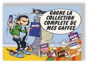 Franquin Gaston Lagaffe feuillet concours Milky Way 90 - Imagen 1 de 1