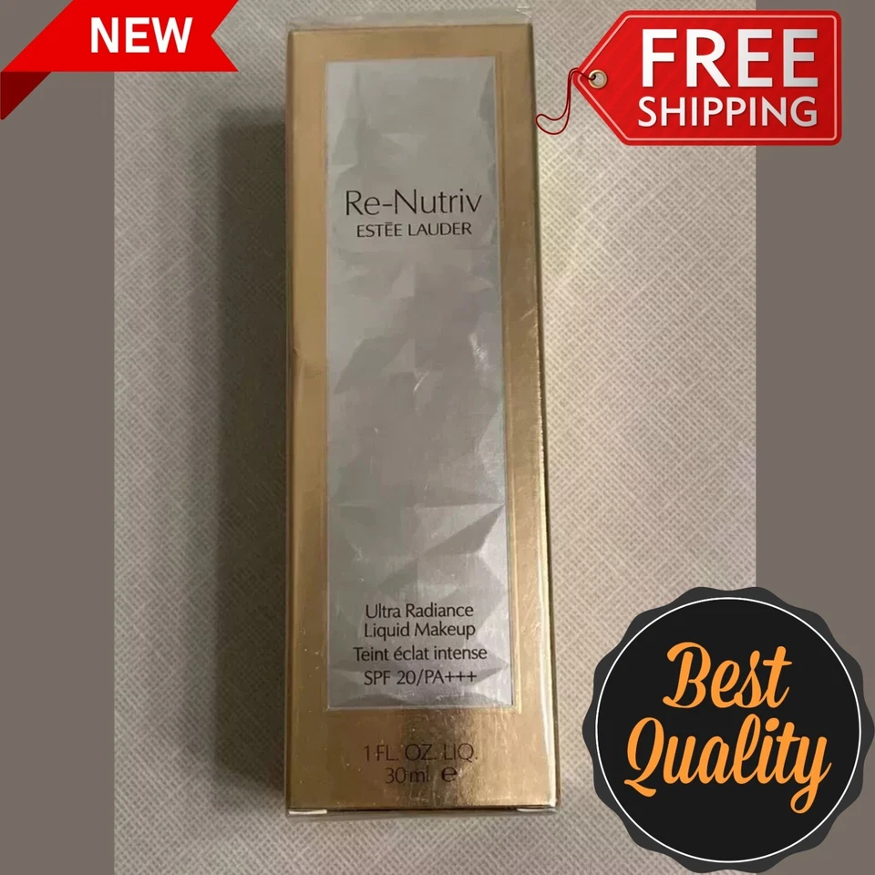 Estee Lauder Re-Nutriv Ultra Radiance Liquid Makeup SPF 20~1 oz 7N1 New Seald - Image 1 of 4