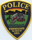 WARTRACE TENNESSEE TN colorful POLICE PATCH