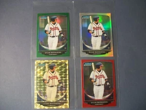 DYLAN MANWARING 6 card lot 2013 Bowman Chrome Mini SuperFractor,Red,Green,Silver - Picture 1 of 4
