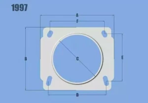 Vibrant For Nissan Performance Mass Air Flow Sensor Adapter Plate - 1997 - Bild 1 von 1