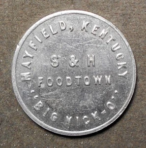 Mayfield, Kentucky, S. & H. Foodtown, “Big Nick-O” 5c On 50% Of Any Purchase - Picture 1 of 2