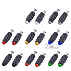 Universal M6 Rearset Toepeg Gear Shift Brake Lever Toe Peg Pedals Replacement - Foto 1 di 68