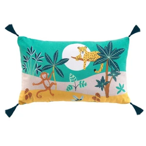 Cuscino arredo Jungle Story rettangolare 30x50 cm con nappe K708 - Foto 1 di 5