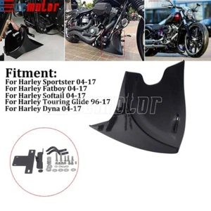 Fairing Spoiler Front Lower Chin For Harley Davidson Dyna Softail Sportster XL - Picture 1 of 9