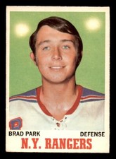 1970-71 O-Pee-Chee #67 Brad Park Rangers Rookie EX+