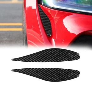 Carbon Fiber Front Bumper Side Cover Trim Kit For Toyota GR Supra A90 2019-2022 - Picture 1 of 4