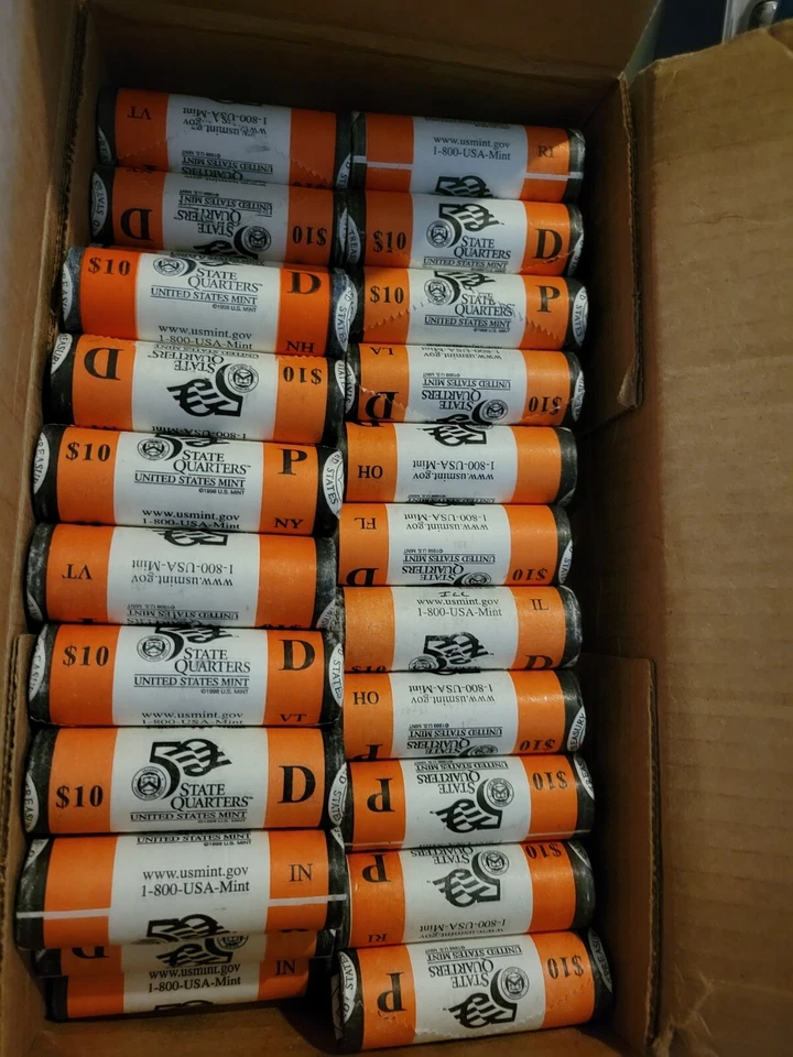 2003  D Illinois Mint Issued Quarter Roll - Image 1 of 1