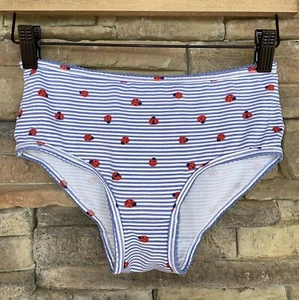 Carter’s  Girl Ladybugs Stripes Vintage 14 Cotton Bikini  Panty Underwear - Picture 1 of 4