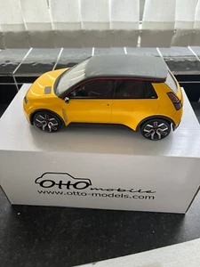 OTTO 1:18 Scale Renault 5 E-Tech Electric Prototype Yellow 2021 SEE DESCRIPTION. - Picture 1 of 7