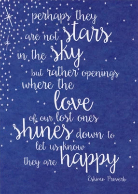 Eskimo Proverb Tree-Free Greetings Sympathy Card