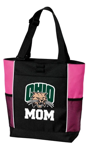 Ohio Bobcats Mom Tote Bag Ohio University Mom for BEACH SHOPPING GROCERIES POOL Cover
