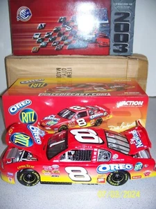 #8 DALE EARNHARDT JR. 1/18 "OREO / RITZ" CUP CAR 2003 ACTION - Picture 1 of 1
