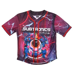 Subtronics Antifractals 710 Baseball Trikot Erwachsene Größe Medium Rave EDM Festival - Bild 1 von 18