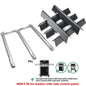 Flavorizer Bars and 69787 Grill Burner for Weber Spirit and Spirit II 300 Series - Picture 1 of 10