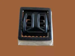 U.S MILITARY OPEN FACE TROUSER BELT BUCKLE BLACK OXIDIZED YELLOW BRASS - Picture 1 of 4