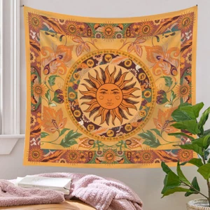 2025 - Extra Large Tapestry Wall Hanging Mandala Psychedelic Bohemian Rug Decors - Picture 1 of 29