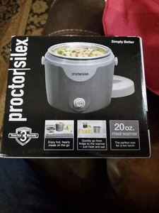 Proctor Silex Portable Electric Lunch Box Food Heater Meal Warmer 20 oz Black - Picture 1 of 3