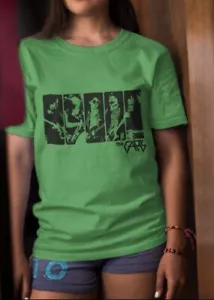 Vintage Double Stitch “The Cars”Band Music Graphic Green T-Shirt Medium New Wave - Picture 1 of 7