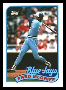 1989 Topps Fred McGriff HOF #745 NM-MINT Toronto Blue Jays - Picture 1 of 2