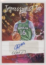 2020 Panini Court Kings Impressionist Ink Violet /35 James Johnson #II-JJO Auto