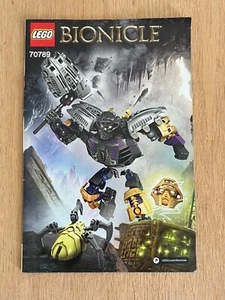 Lego Instruction Manual, 70789 Bionicle Book, Onua Master of Earth 2015 - Good - Imagen 1 de 3