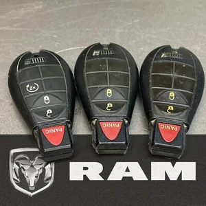 three OEM 2013-2021 DODGE RAM 1500 2500 3500 KEYLESS REMOTE KEY FOB - Picture 1 of 5