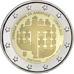 Portugal 2023 2 € euros conmemorativos Jornada Mundial de la Juventud - Picture 1 of 1