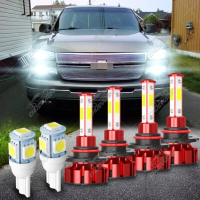 9005 9006 Combo Bombilla de faro LED para Chevy Silverado1500 2500 HD 2001-2006 Foto 1 de 4