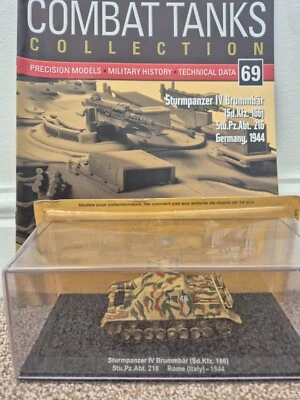 Altaya Deagostini 1/72 Sturmpanzer IV Brummbar SD.KFZ.166 Italia 1944 Tank + - Immagine 1 di 3