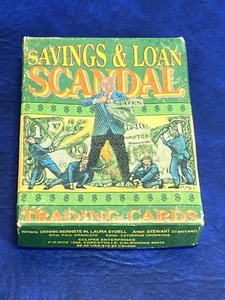 Vintage Spar & Kredit Skandal Sammelkarten 36 Karten Set in Box Banking Eclipse - Bild 1 von 10