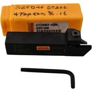 NEW Sandvik LF123K063-16BM CoroCut 1-2 Tool Holder 1'' Shank Grooving LH - Picture 1 of 7